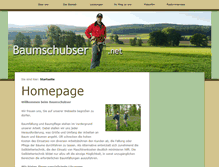 Tablet Screenshot of baumschubser.net